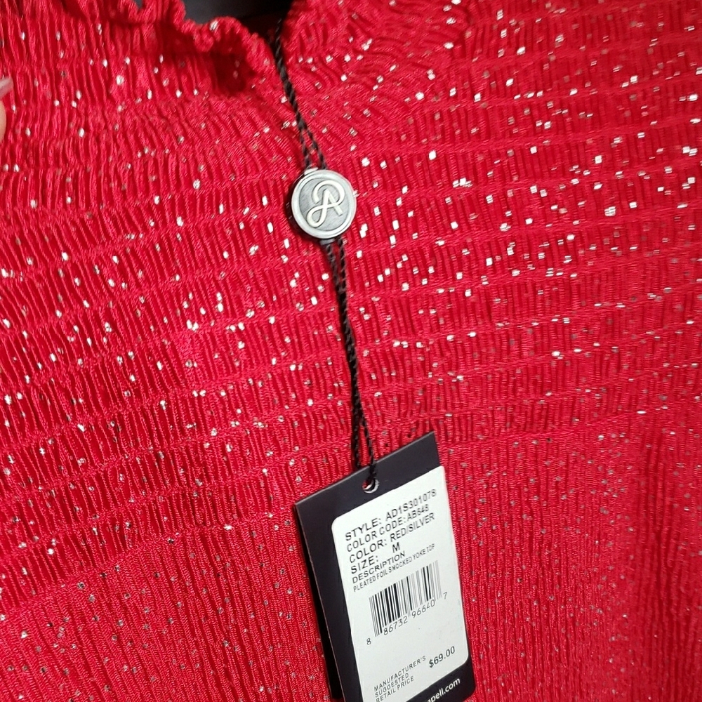 Red Ruffle Top - Picture 6 of 7